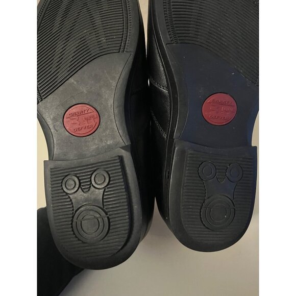 Gravity Defyer | Patrik Black Leather Slip-on Dress Shoes Sz 8 TB825L - Picture 7 of 7